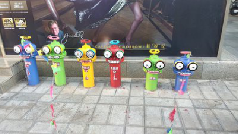 金华商业区彩绘