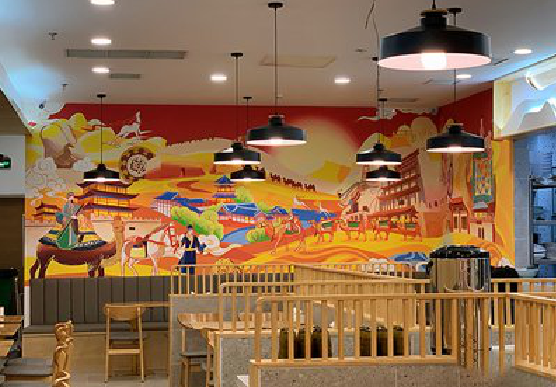 金华商业空间彩绘介绍。