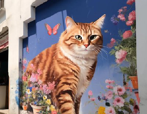 金华自己绘制有个性的手绘墙