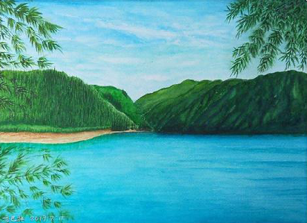 金华在墙绘中，如何绘画绿水青山？