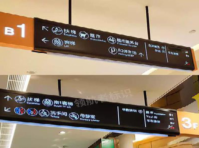 金华如何通过商场标识牌引导客流分布？