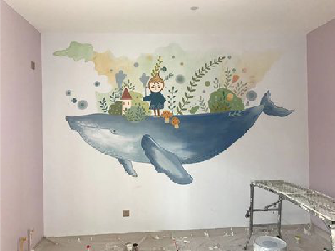 金华手绘墙的特点及优势。